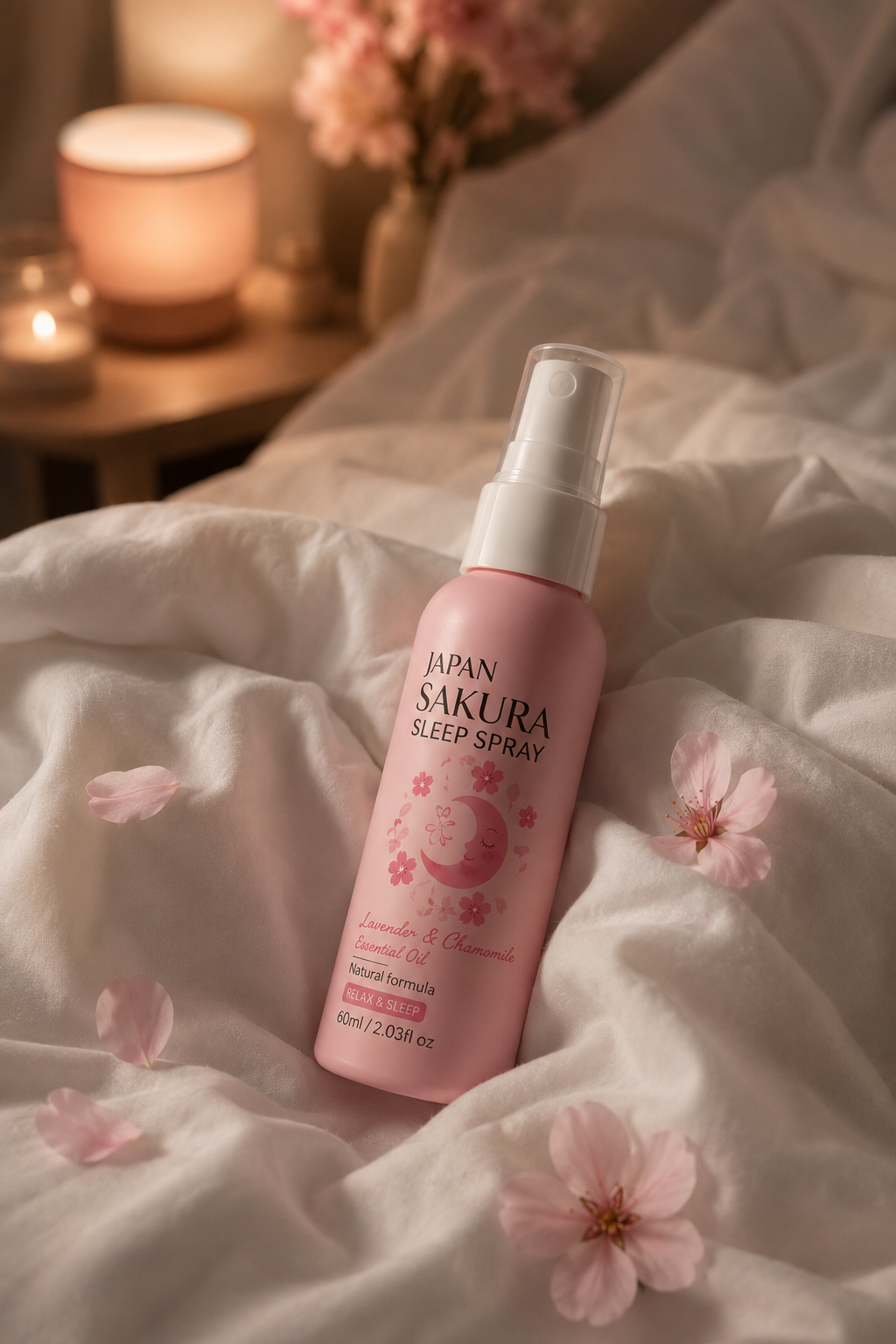 Spray Relaxant Somna – Brume d'Oreiller aux Huiles Essentielles pour l'Endormissement