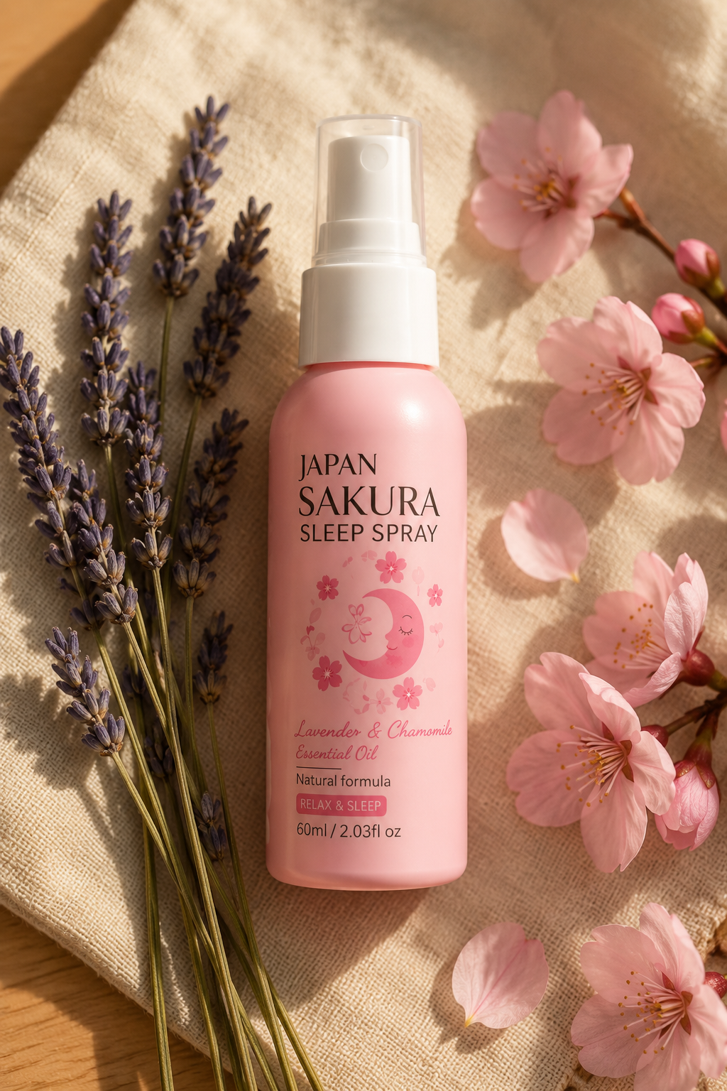 Spray Relaxant Somna – Brume d'Oreiller aux Huiles Essentielles pour l'Endormissement