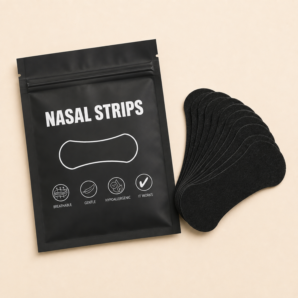 Bandes Nasales Anti-Ronflement Somna – Respiration Facilitée pour des Nuits Silencieuses